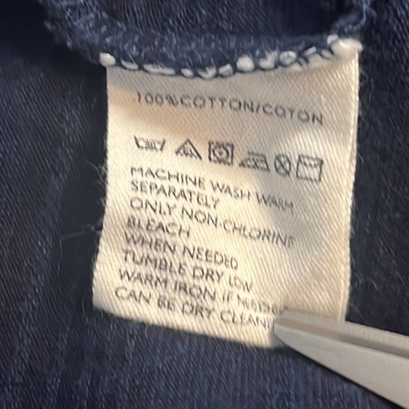 Urban Outfitters Koto Blue Daimyo Blocked Long Sleeve Size Medium - Picture 7 of 7